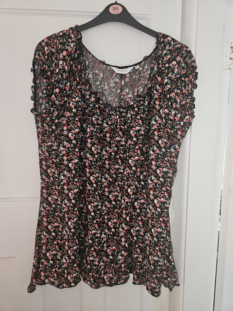 floral patterned blouse