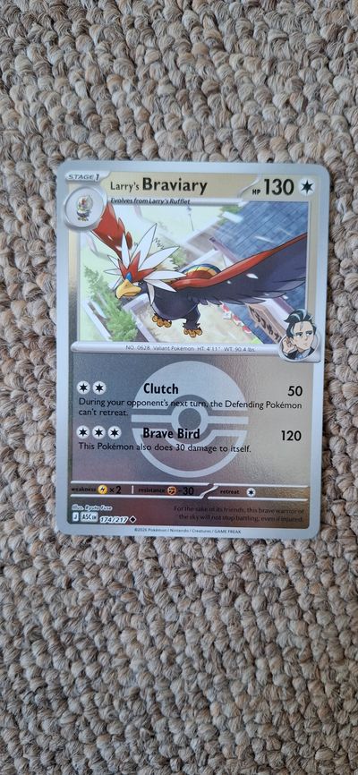 Larry'S Braviary Pokémon Card