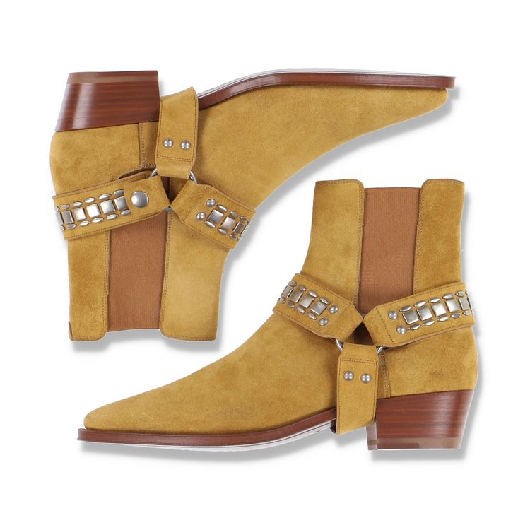 Celine Camargue Biker Chelsea 40mm Havana Boots obraz 2