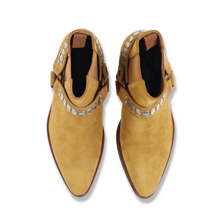 Celine Camargue Biker Chelsea 40mm Havana Boots obraz 6
