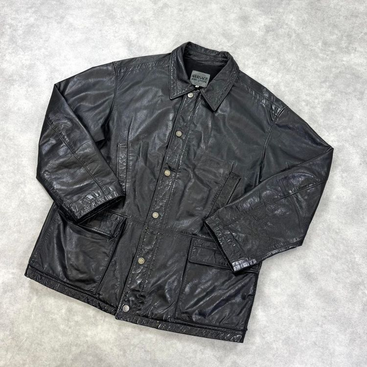 Versace leather jacket 6