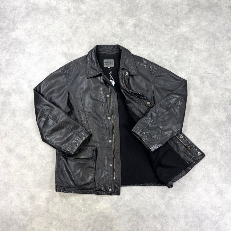 Versace leather jacket 5