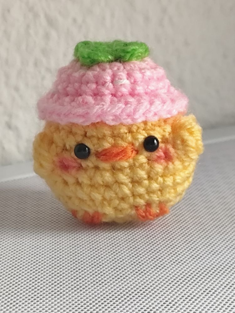 Other Crocheted Chick Doll With Pink Hat product image