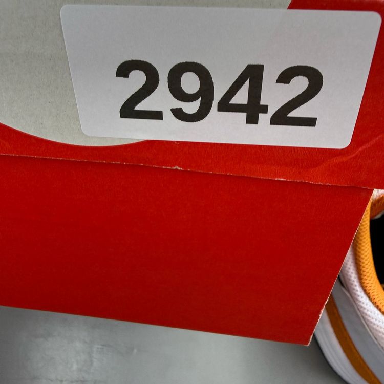 Nike Air Max 1 Size UK 8 Monarch Orange White Black Men's Trainers FN6952-101 image 6