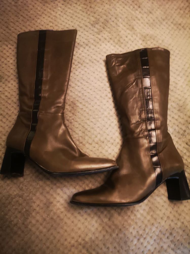 Other Brown Leather Mid-Calf Boots product image