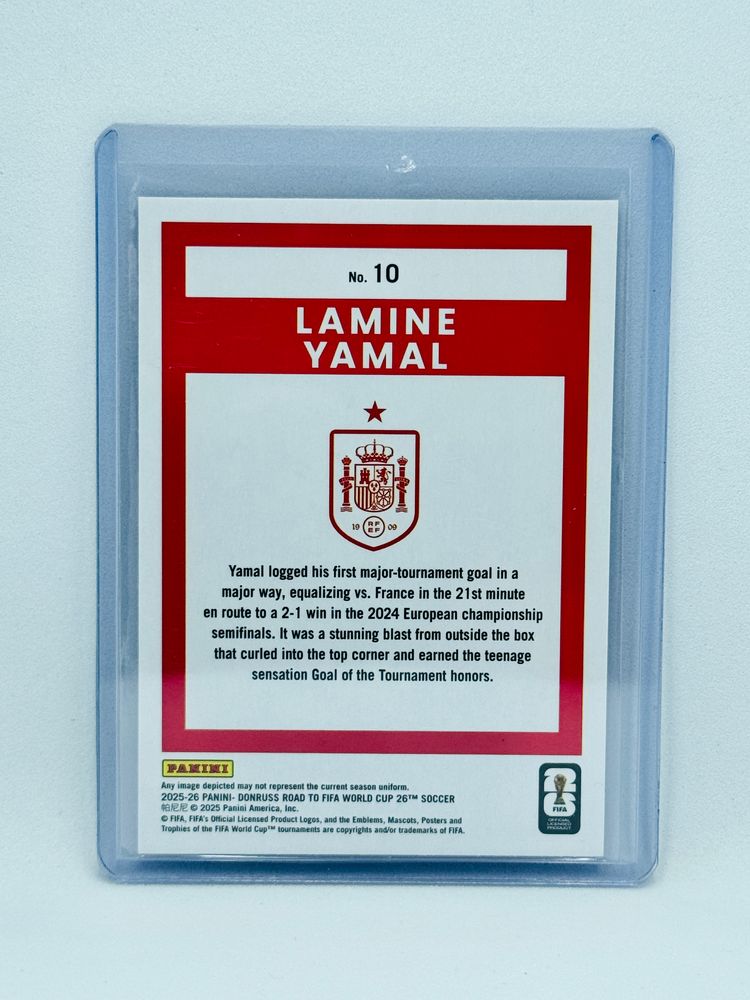 Lamine Yamal - España - Bronze parallel (no base) - Panini Donruss Road to FIFA World Cup 2026 2