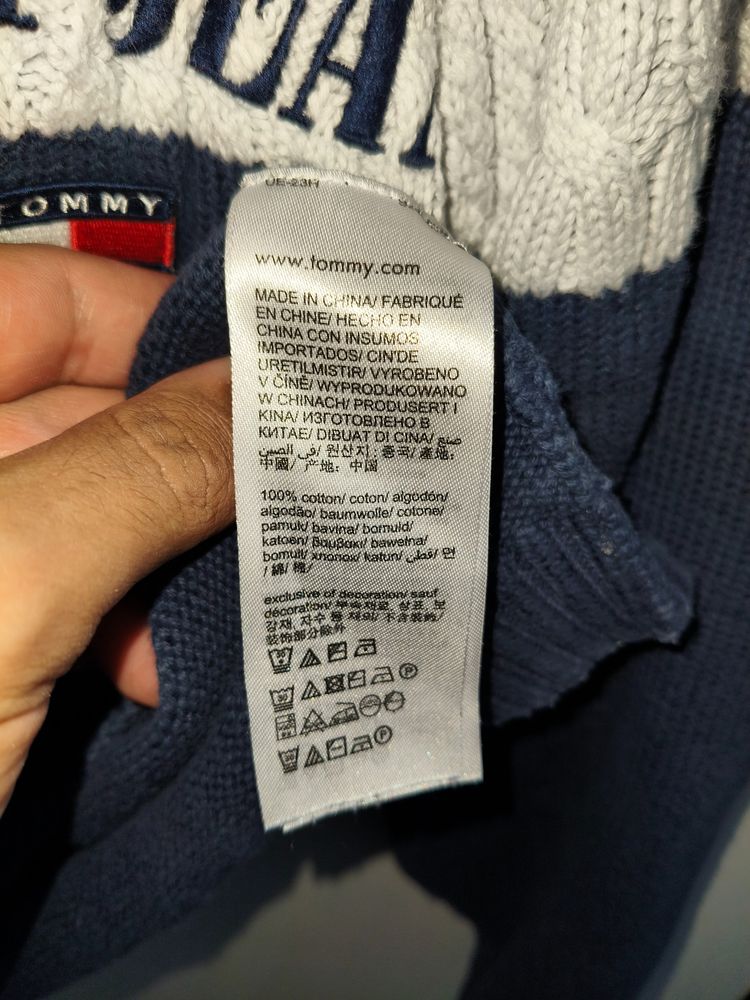 Immagine di Tommy Jeans Colorblock Cable Knit Sweater 9