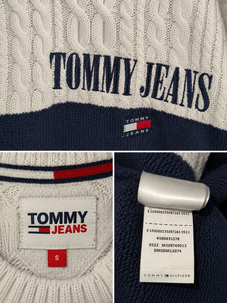 Immagine di Tommy Jeans Colorblock Cable Knit Sweater 8