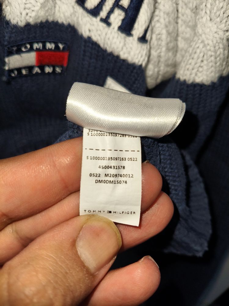 Immagine di Tommy Jeans Colorblock Cable Knit Sweater 7