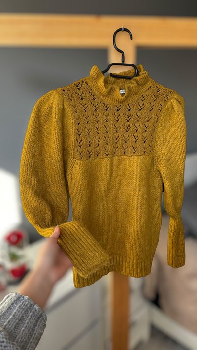 Mustard Yellow Knitted Sweater