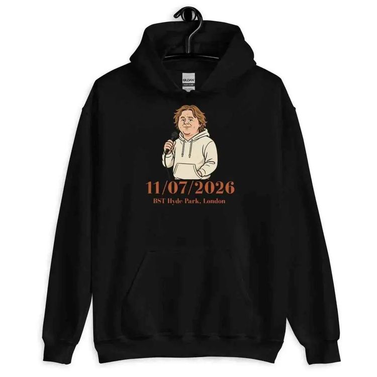 Lewis Capaldi 2026 Tour BST Hyde Park Unisex Concert Hoodie image 1