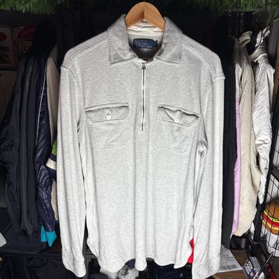 Polo By Ralph Lauren Long Sleeve Zip-Up Shirt