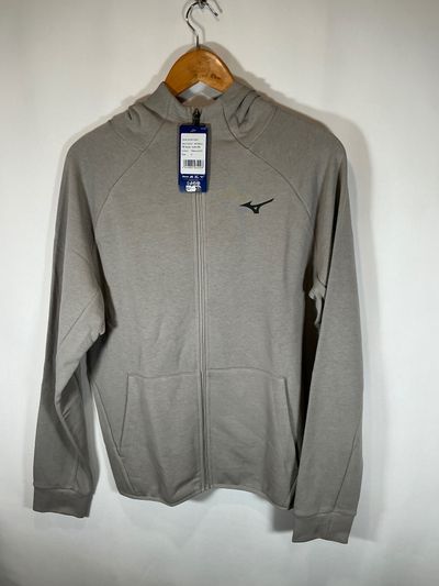 Mizuno Grey Zip-Up Hoodie