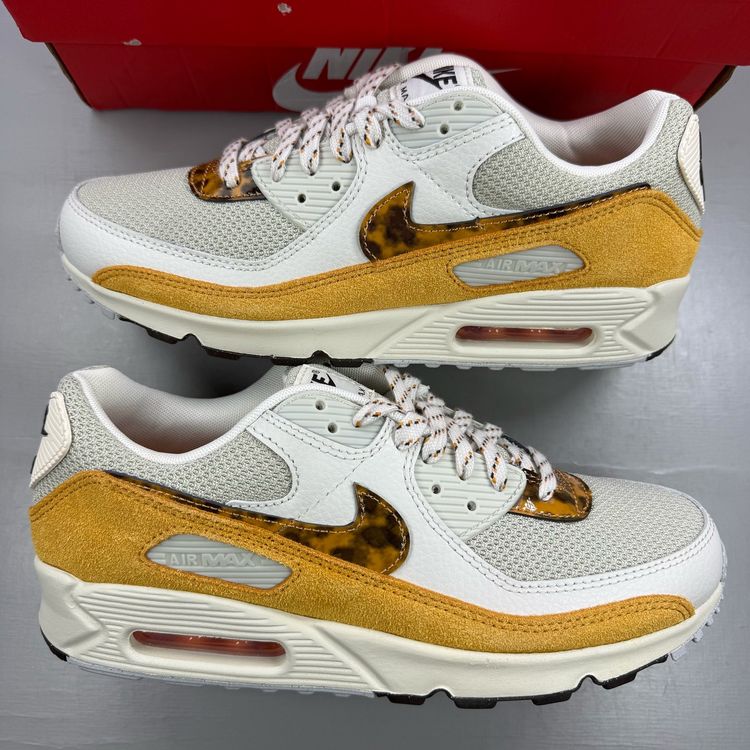 Nike Air Max 90 Size UK 8.5 Leopard Tortoise Shell Women's Trainers DQ9316-001 image 7