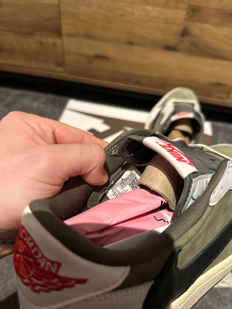 Nike Air Jordan 1 Travis Scott “Medium Olive” U.K. 10 image 8