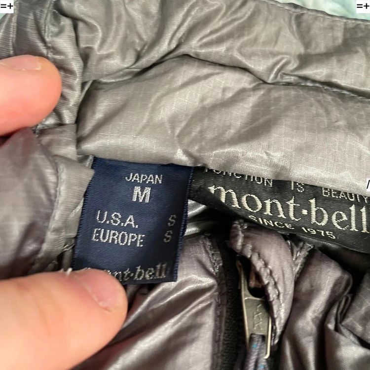 Immagine di Vintage Grey Montbell Puffer Jacket - Small 6