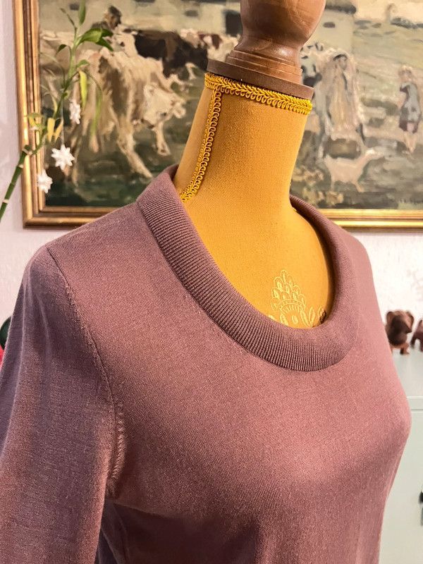 COS - Sweater - Wool Silk Blend - Dusty Mauve - New Without Tags image 1