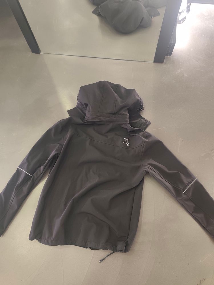 Fc Barcelona Black Hooded Jacket image 2