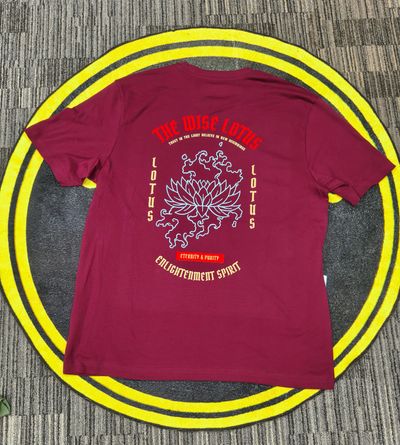 Zero13 Lotus Maroon T-Shirt, brand new, all sizes