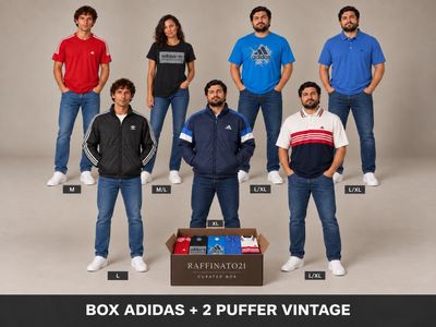 2 Polo + 3 t-shirt vintage Adidas+ 2 Puffer
