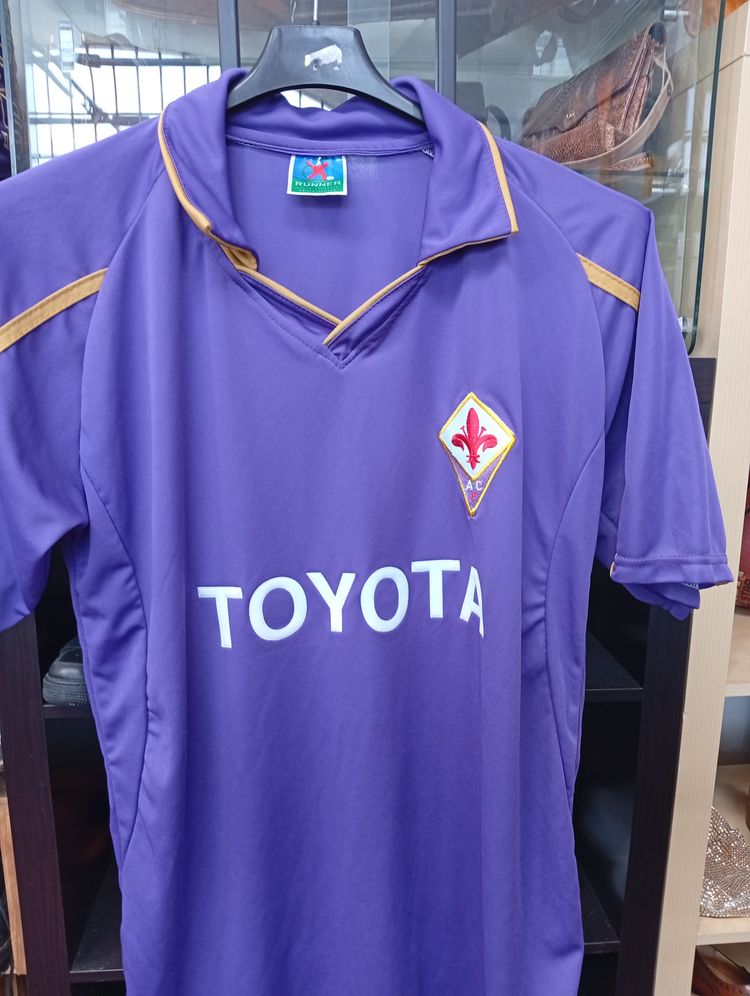 ACF fiorentina  Football Jersey With Toyota Logo