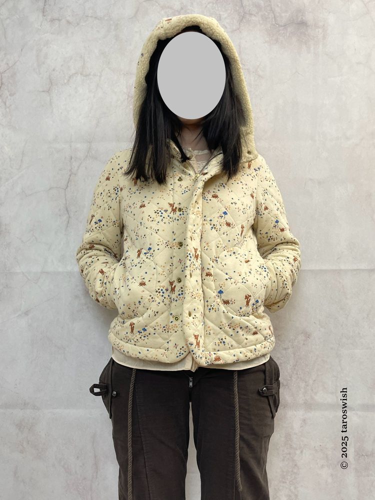 BAMBI PATTERN ZIP UP JACKET 12