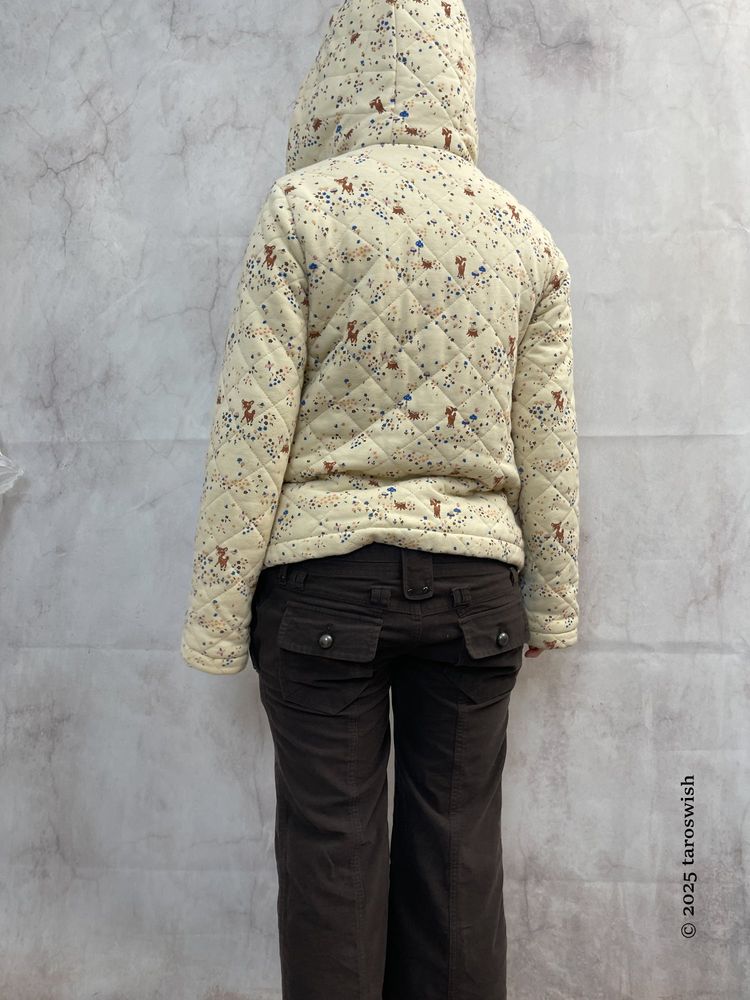 BAMBI PATTERN ZIP UP JACKET 16