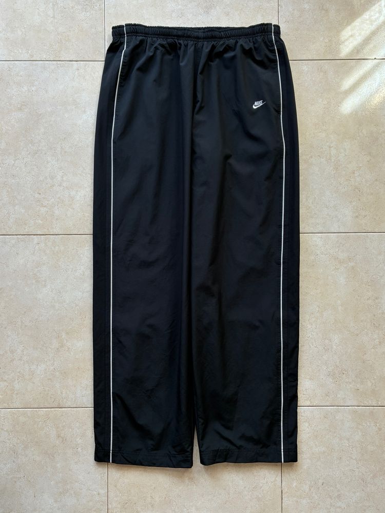 Nike Black Track Pants Black & White XL