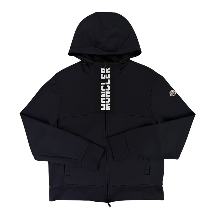 Moncler Men’s Black Zip-up Maglia Cardigan - Large Slim (Fit Small)
