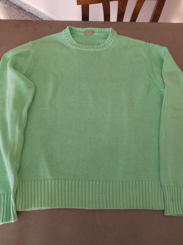 Cruciani Cruciani Green Knitted Sweater product image