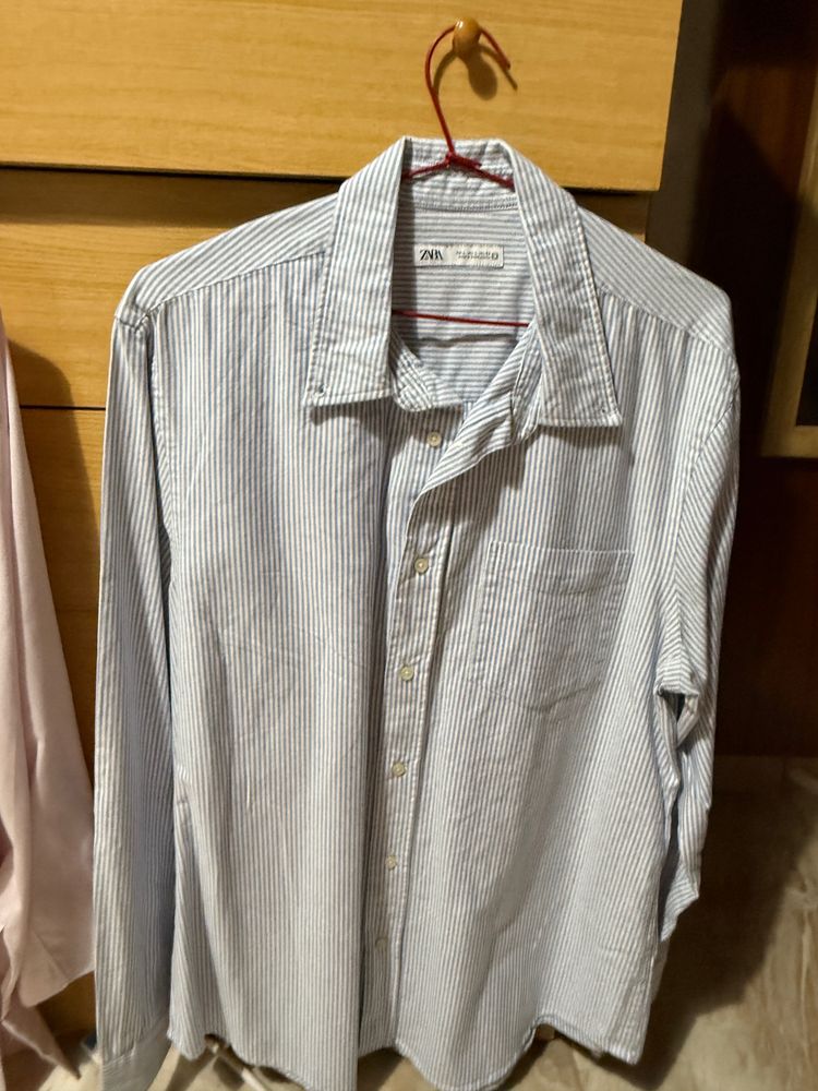 Zara Striped Long Sleeve Shirt