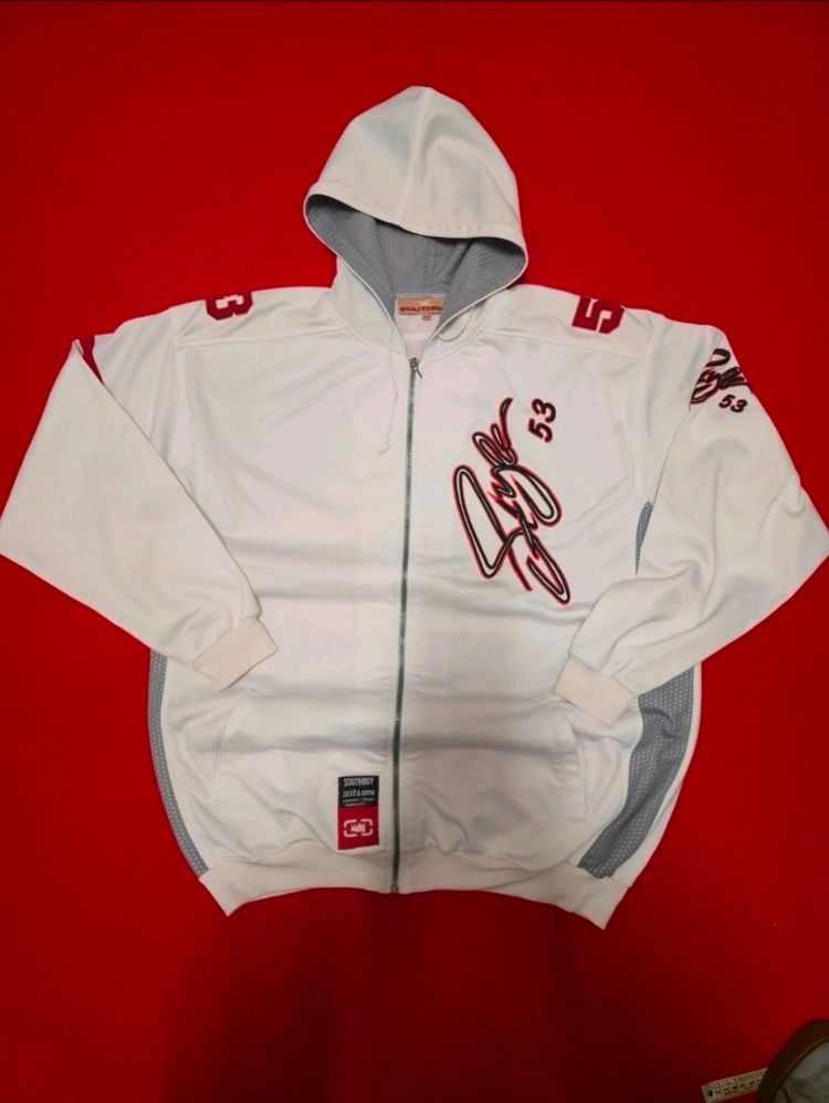 Other White Zip-Up Hoodie With Hood product image