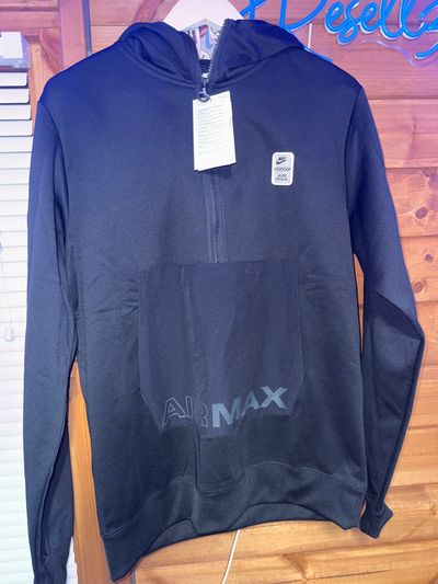 Nike Air Max Black Hoodie Size Medium