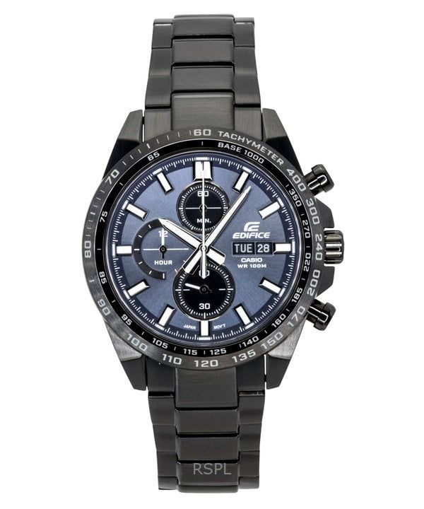 Casio Edifice Analog Chronograph Stainless Steel Blue Dial Quartz EFR-574DC-2AV 100M Men's Watch image 1