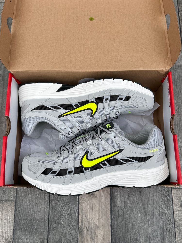 Nike P6000 Trainers ‘Grey Smoke Grey Fog Volt’ - Size UK 9  image 2