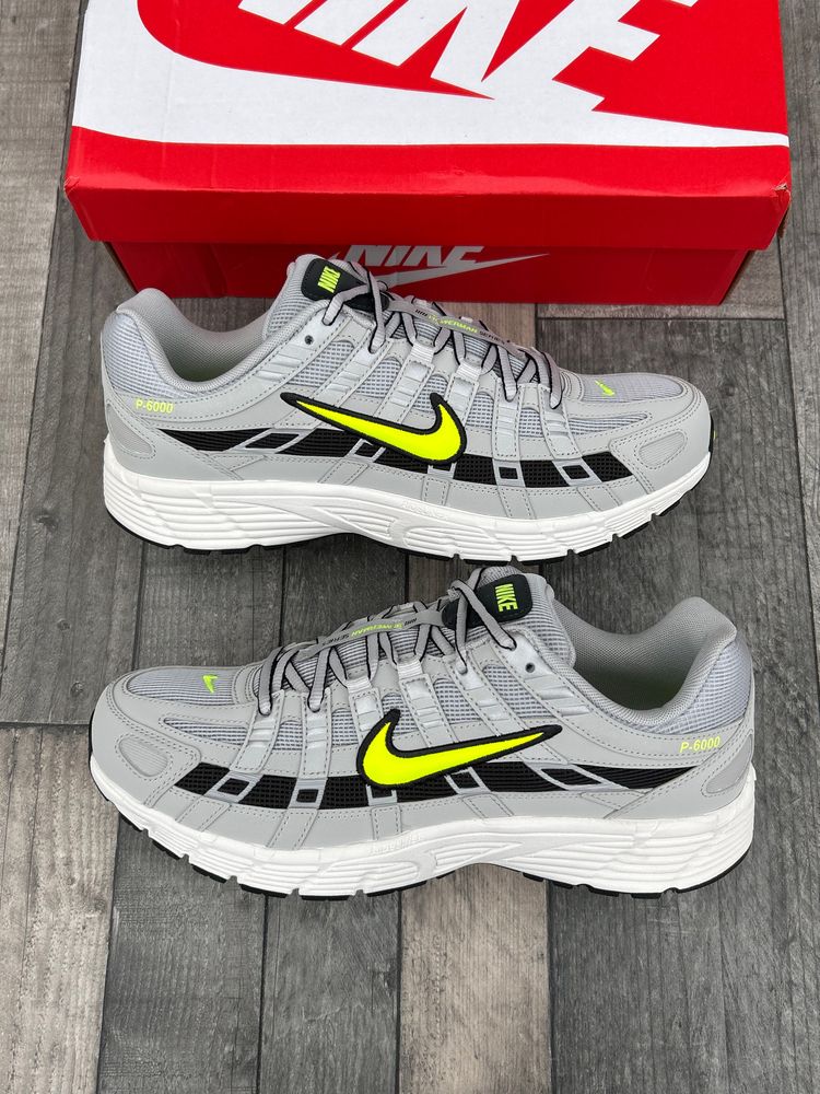 Nike P6000 Trainers ‘Grey Smoke Grey Fog Volt’ - Size UK 9  image 4