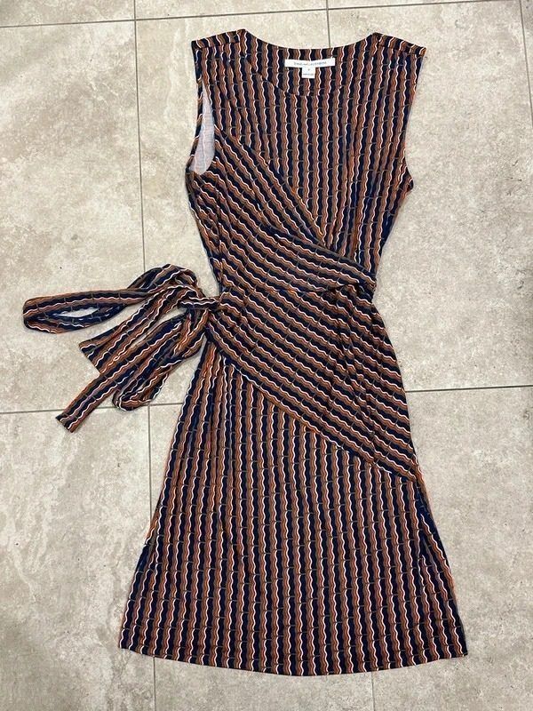 Diane Von Furstenberg Patterned Wrap Dress image 1