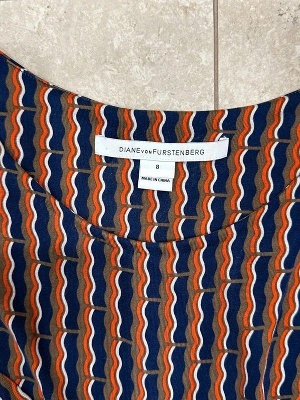 Diane Von Furstenberg Patterned Wrap Dress image 3