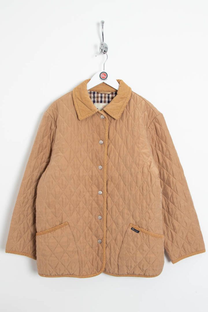Women's Aquascutum Quilted Parka Jacket (M) image 1