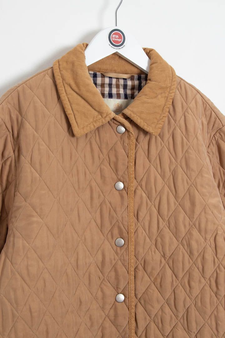 Women's Aquascutum Quilted Parka Jacket (M) image 3