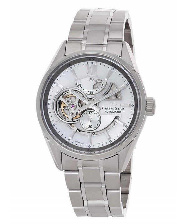 Immagine di Orient Star Contemporary Stainless Steel Skeleton Silver Dial Automatic RE-AV0125S00B 100M Mens Watch 1