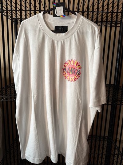 U38 AMIRI White Tee Brand New