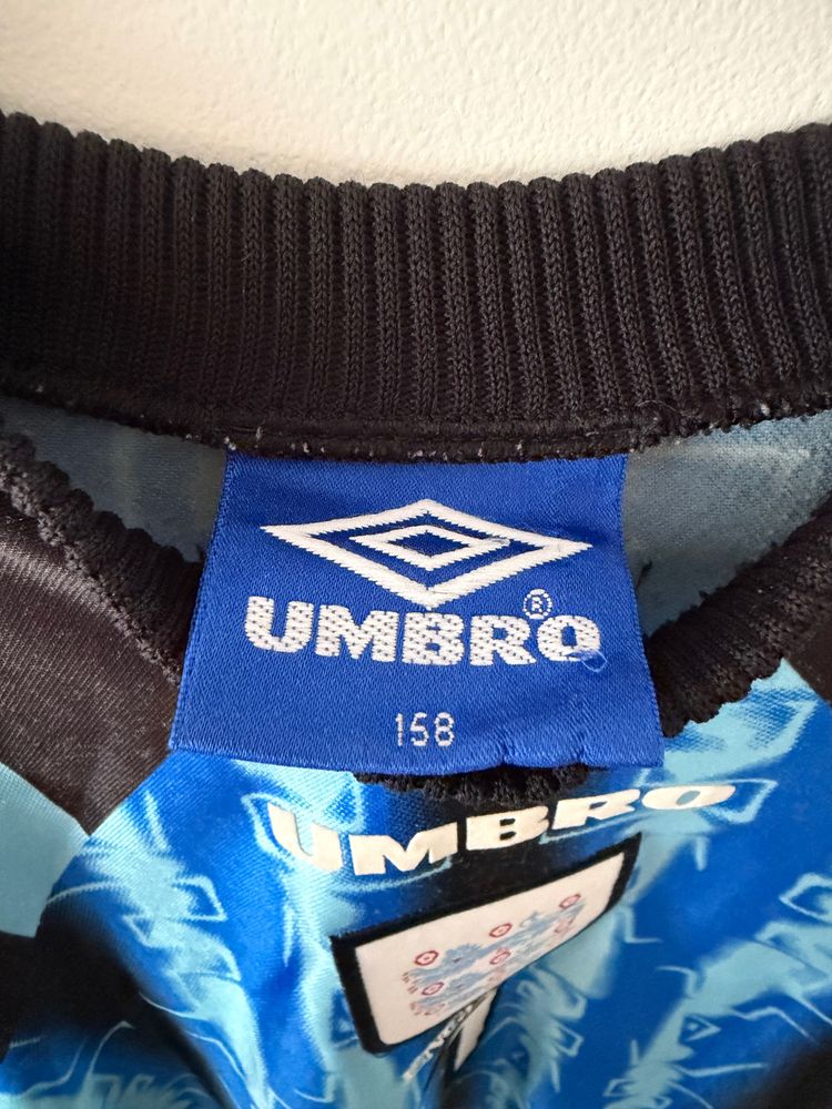 Vintage Umbro England David Seaman Goalkeeper Jersey #1 Made in England Kids  5