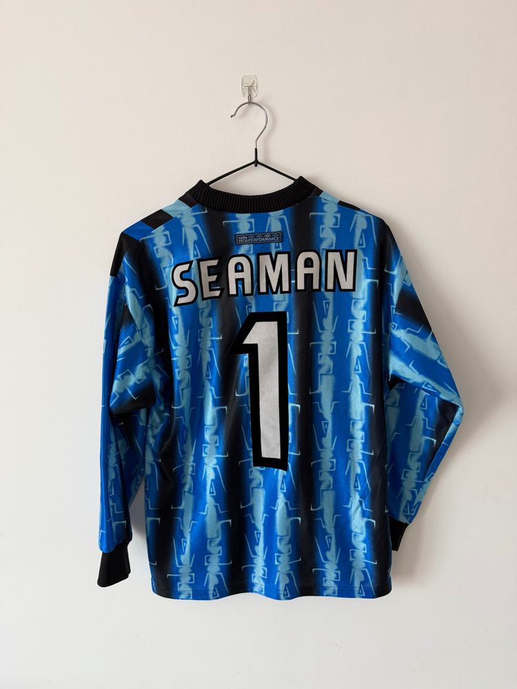 Vintage Umbro England David Seaman Goalkeeper Jersey #1 Made in England Kids  3