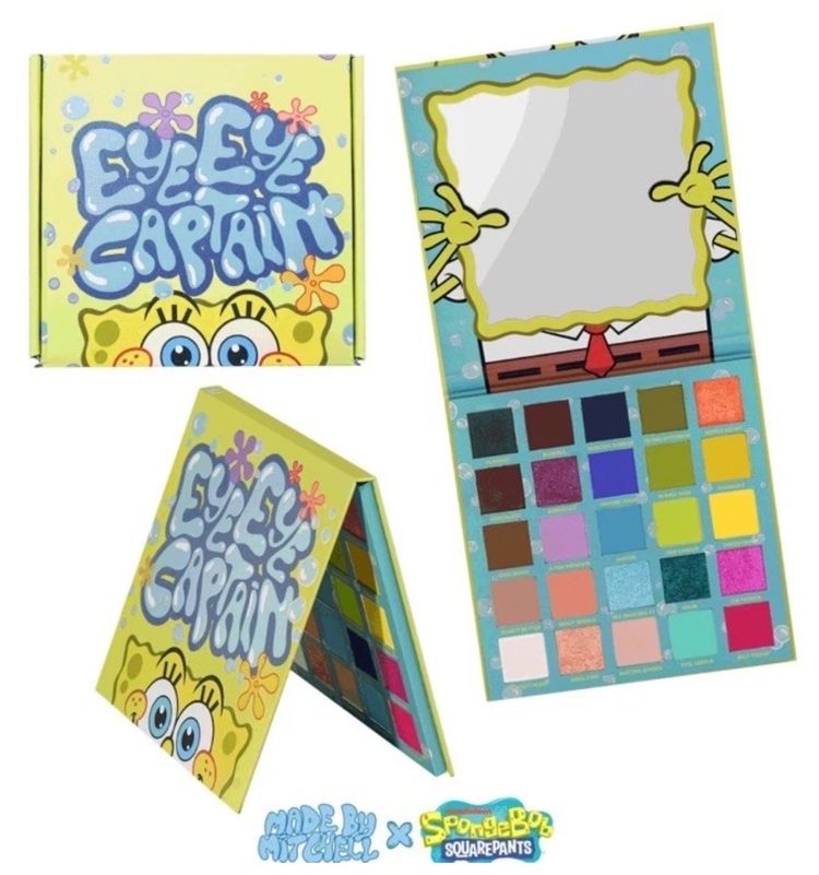 Immagine di Spongebob Squarepants Eye Eye Captain Eyeshadow Palette 1