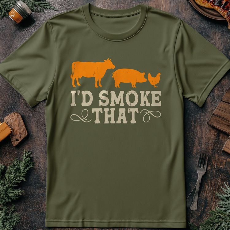 I'd Smoke That T-Shirt US image 1