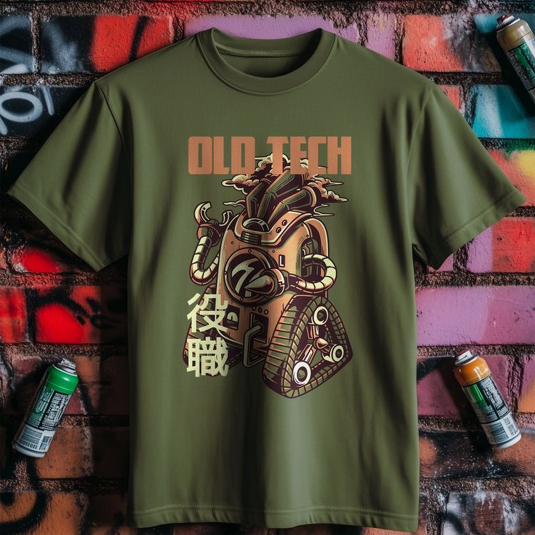 Old Tech Robot T-Shirt - Retro and US image 3