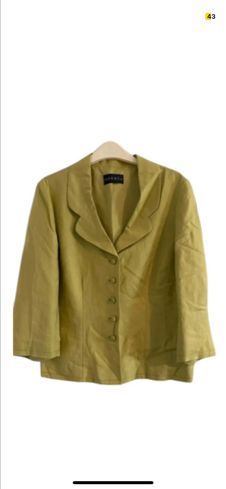 Other Alex & co lime green blazer size 14 product image