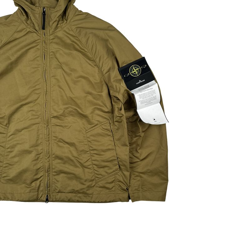 Stone Island 2023 Tan Hyper Dense Nylon Raso Jacket - Large image 5