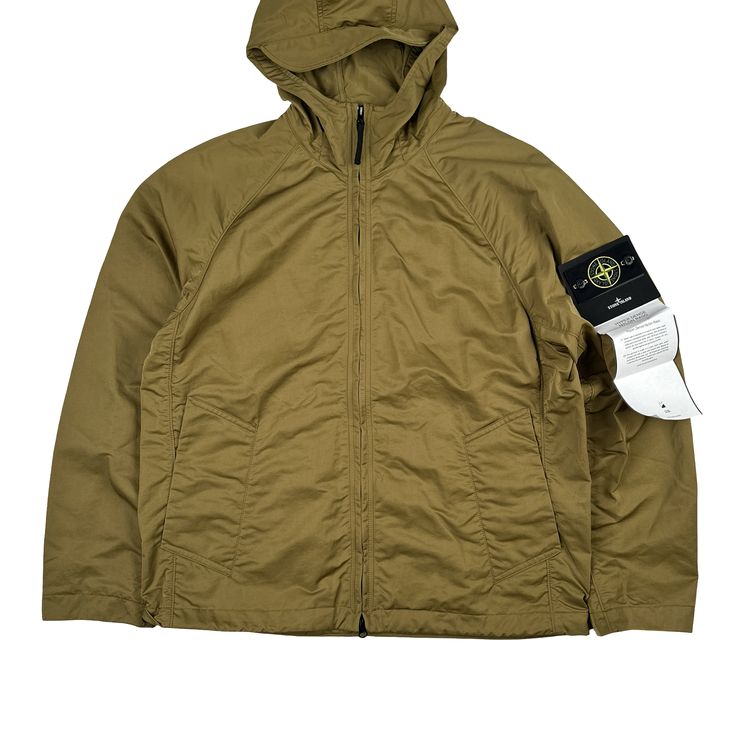 Stone Island 2023 Tan Hyper Dense Nylon Raso Jacket - Large image 9
